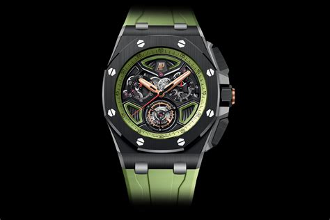 audemars piguet tourbillon green|audemars piguet tourbillon chronograph.